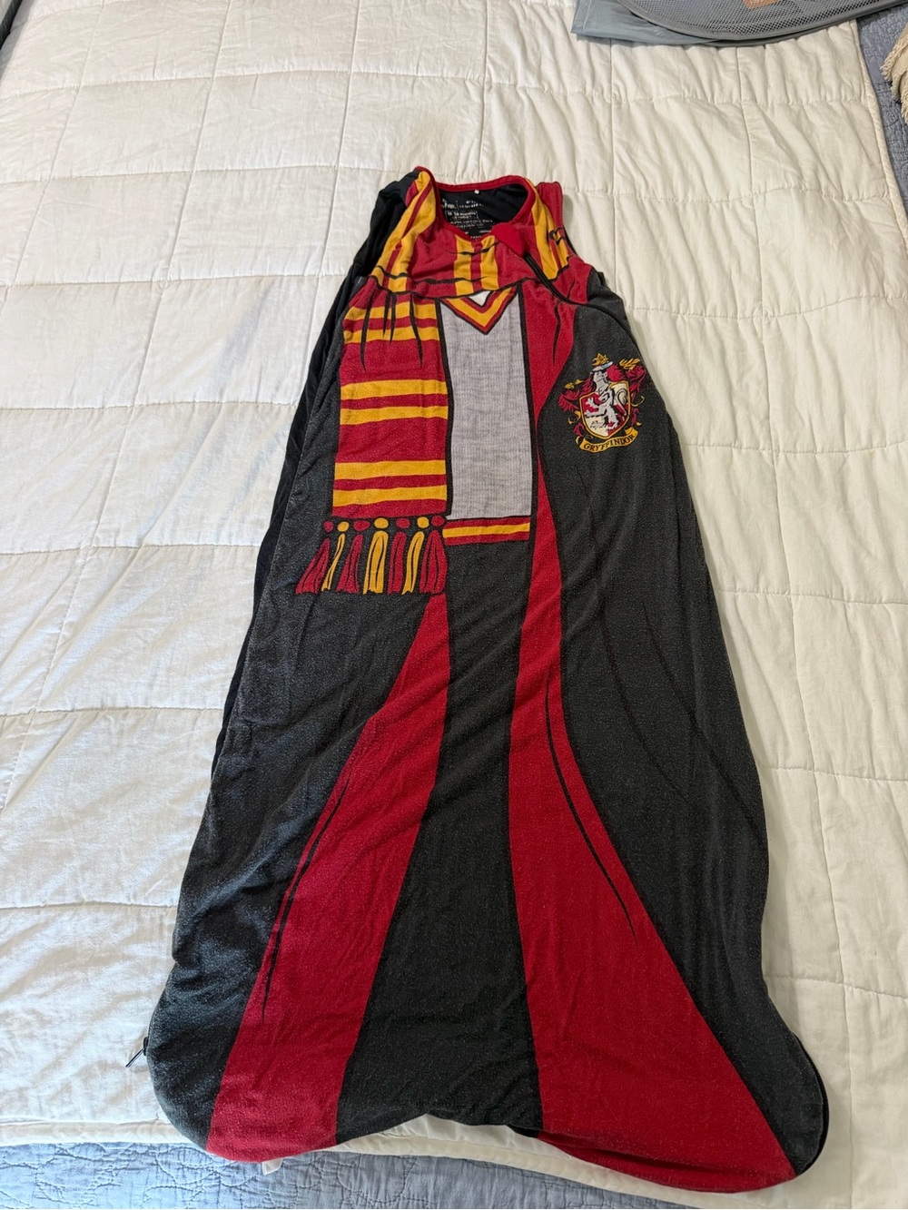 Little Sleepies Black and Red Gryffindor-Style Sleeveless Sleep Sack